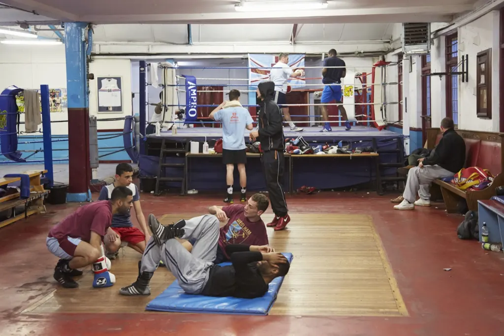 West Ham Amateur Boxing Club — documentary and portrait photograph in London, UK, frame 27 of 28.